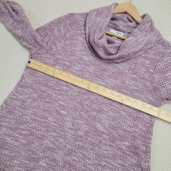 Sonoma Heather Red Cowl Neck Knit Top Size Medium see close photo for color - Picture 9 of 12